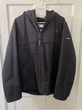 Calvin Klein Black Hooded Jacket